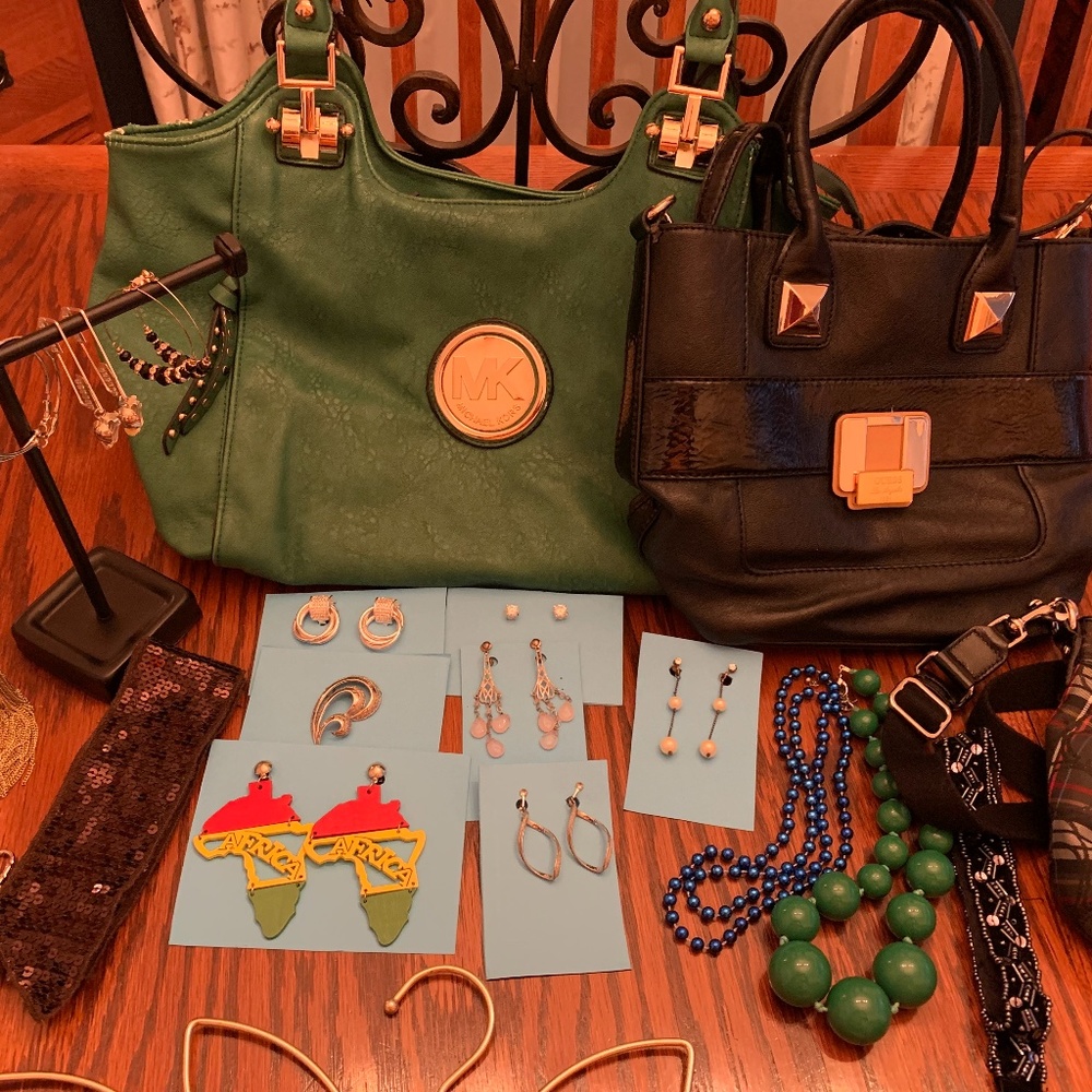 Arts and Crafts - Purses, Earrings, Scarf Hanger, Metal, Leather, and More